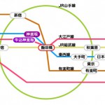 飯田橋路線図